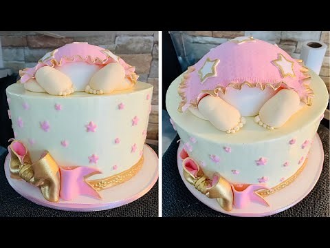 How to Make Edible Baby Bum | Ideal Cake for Gender Reveal, Baby Shower, First Birthdays and More!!!