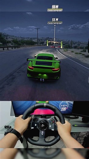 Testing the Aerodynamics at FULL SPEED 😱🔥 | Porsche 911 GT3 RS 2019 4K Logitech G920