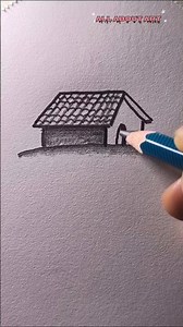how to draw a house