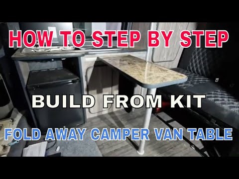 How to Build a Good Quality Kit Fold away Camper van Table