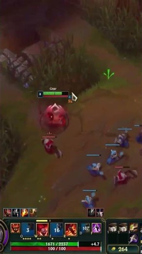 Ez 1v1 Vs Fiora!😎#gnar #leagueoflegends #gnarclips #shorts