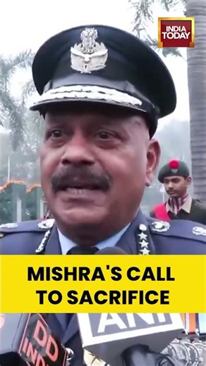 Air Marshal Mishra's Vision for a Sacrificial Society | India Today