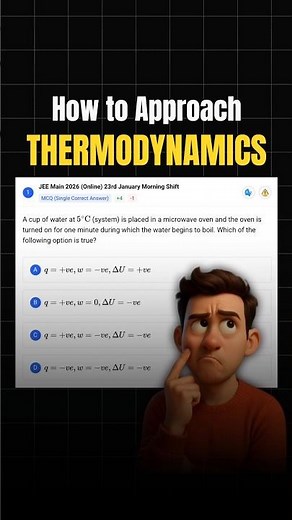 🤫4 Thermodynamics PYQ Trends You Can't Ignore for JEE Mains 2027 #jee #motivation