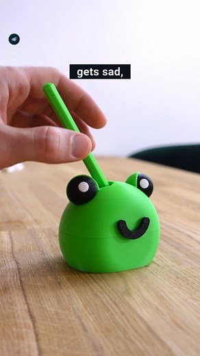 My 3d printed pen holder frog that will help me to never lose my pen again! The Stl link is in my bio! #3dprinting #3dprinter #3dprinters #3dprintable | Gazzaladra