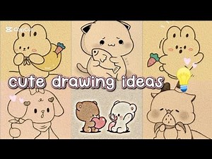 “Cute & Easy Drawing Ideas You Can Draw Right Now! ✏️💗" #art #drawing #viral #cute