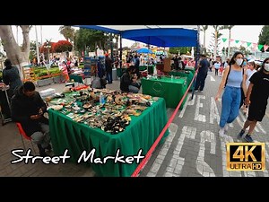 【4K】Street Market in Peru, Lima 2021 | Walking Tour | Travel vlog