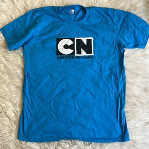 Cartoon Network t shirt blue black white