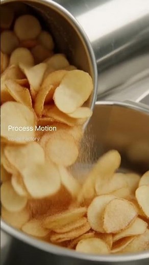 How Potato Chips Are Made in Factory | Full Manufacturing Process 🍟 #foodmachinery #foodprocessing