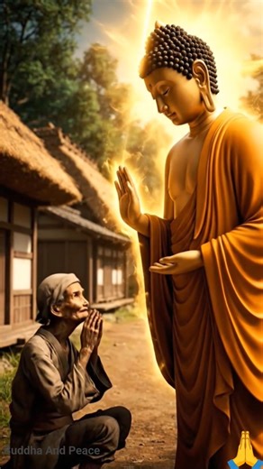 The Buddha’s Gentle Walk: A Divine Journey of Compassion and Blessings
