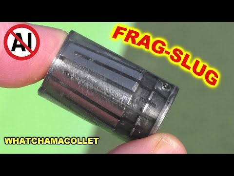 Fragmenting Shotgun Slug - RUINED the Ballistic Gel!