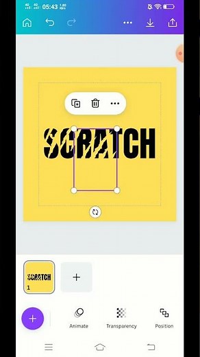 Realistic scratch text effect #canvatutorial #typography #graphicdesign #graphicdesigntutorial