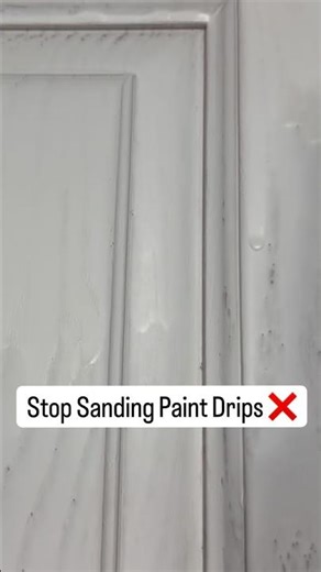 Stop Sanding Paint Drips! Try This Instead