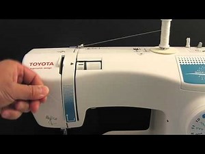 Upper thread threading with Toyota sewing machine SP10-SP20 Series