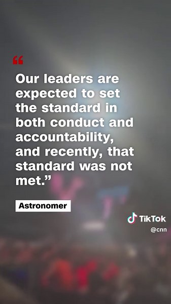 Astronomer CEO Andy Byron, seen in a viral “kiss cam” video embracing an employee at a Coldplay concert, has resigned, the company says in a LinkedIn post.