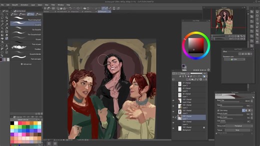 Stjepan Sejic-正在制作插画中2-17