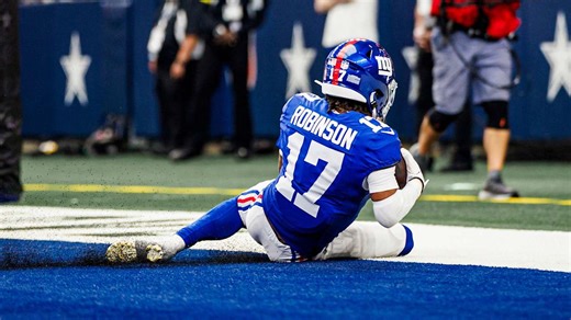 Russell Wilson connects with Wan'Dale Robinson for 32-yard TD | Giants vs. Cowboys Highlights