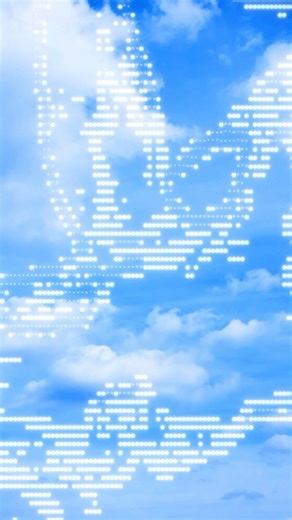 ASCII art experiment in the clouds ☁️