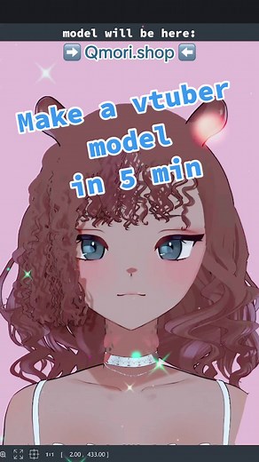 the easiest way to become a cute virtual creator: custom vtuber model 🥹 #live2d #twitchstreamer #vtubers #animeart #vtubermodel #vtubestudio
