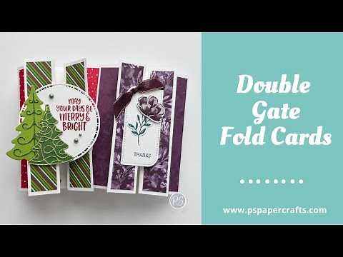 How to make Double Gate Fold Cards