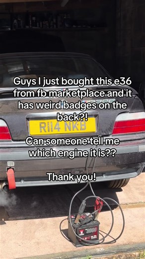 E36 M3 Badge Mystery: Identify the Engine on My FB Marketplace Buy
