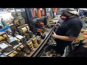 Scrapping Massive Pile Of Aluminum Lights From Orlando Pt. 2