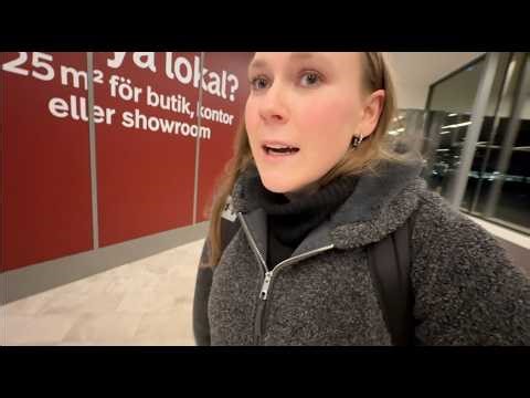 I flew ALONE to Stockholm, Sweden!! | Airport Travel Vlog + Micro Hotel Room Tour