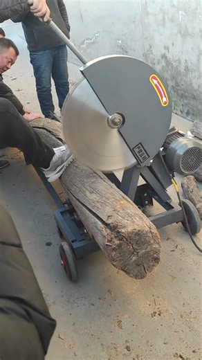 The Ultimate Firewood Solution: Watch This Log Saw in Action!