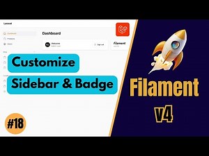 Customize Navigation Sidebar & Navigation Badge - FilamentPHP v4 (Ep 18)