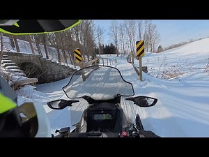 Snowmobiling Western NY 4k Rushford, Caneadea, New Hudson