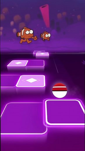 Nemo's father takes him to school Cartoon animation Finding Nemo #tileshop #Cartoon #FindingNemo
