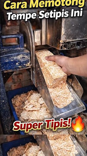 Alat ini bisa memotong tempe yang super tipis #facts #berbagiinfo #feedshorts #videoviral #infounik