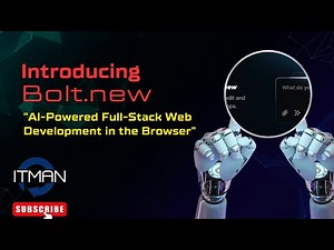 IT Man - Introducing Bolt.new: AI-Powered Dev Sandbox by StackBlitz