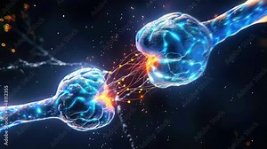 Neural pathway: intricate representation of nerve synapse, connection between nerve cells that enables communication, signal transmission, crucial for the overall functioning of nervous system.