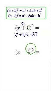 Square of a Binomial - Easy method