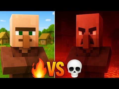 “I Tried Building a Village in the NETHER… It Went Wrong 😨”