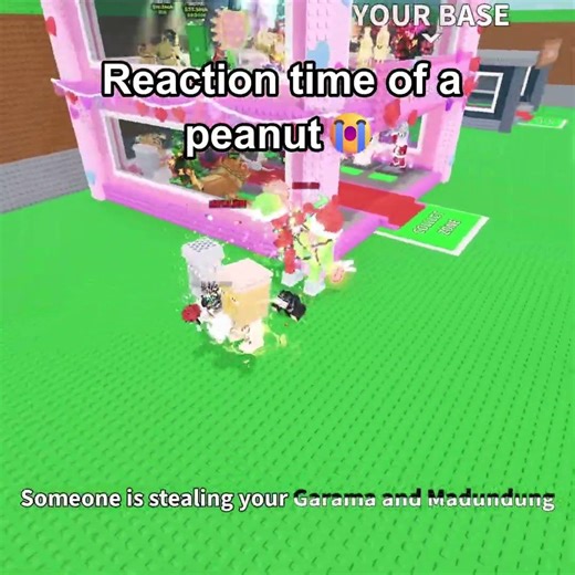 Reaction time of a peanut😭🥀