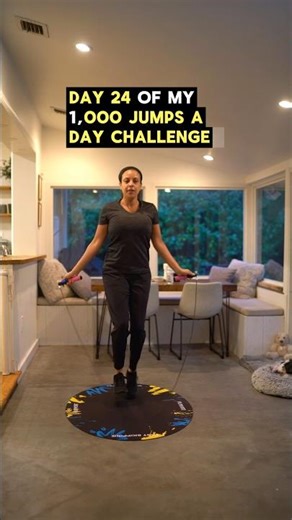 Day 24/30 1000 Jumps A Day Challenge. #jumprope #fitnesschallenge #30daychallenge
