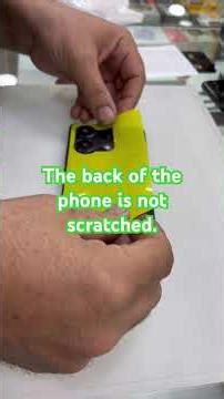 Installing a sticker on the back of the phone to keep the back of the phone new #back caver for phon