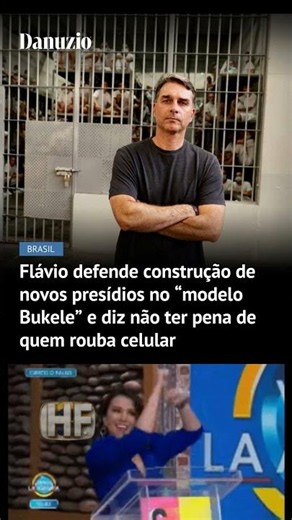 O modelo Bukele vai chegar ao Brasil? Flávio Bolsonaro responde #politica #brasil #seguranca