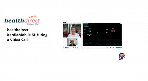 healthdirect KardiaMobile 6L during a Video Call User Guide