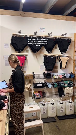 REUSABLE PERIOD PANTS 🩸 — I had a big tidy up of the reusable period pants and a stocktake too! Time to get ordering 😅 — We stock WUKA period pants and I genuinely cannot recommend them enough! I wear them all the time (well, about a week a month 😉) alongside using a cup, and before that I used reusable pads too. Making the switch away from disposables has made such a difference to how I feel, both physically and mentally. — They’re comfortable, reliable, and actually fit into real life…inclu
