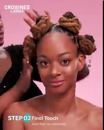 591K views · 7.3K reactions | Recreating Chloe Bailey-inspired loc styles  | Crowned Ladies | Facebook