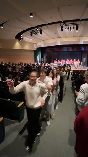 14K views · 209 reactions | Conga line!  Schalmont High School students couldn't resist the rhythms of Alex Torres & His Latin Orchestra this morning and formed an impromptu conga line! #sabrepride | Schalmont Central School District | Facebook