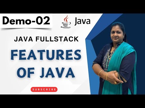Java FullStack Demo 02 | Features of Java | Java Programming | Java Tutorial for Beginners #java