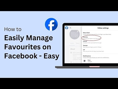 How to Add and Remove Favorites from Facebook