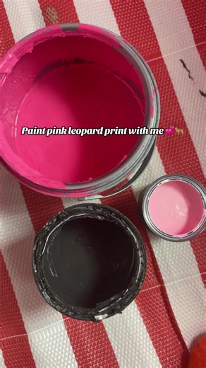 Paint Pink Leopard Print Art Ideas