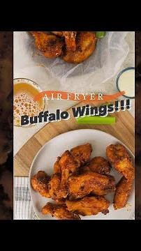 Air Fryer Buffalo Chicken Wings Recipe!