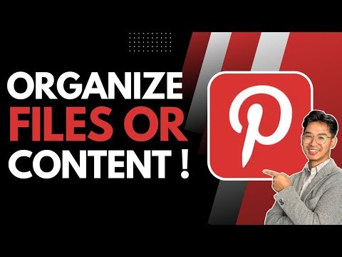 How to Organize Files or Content in Pinterest