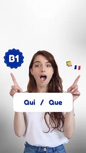 🇫🇷 LECON 👩‍🏫 QUI et QUE sont des pronoms relatifs _ pronom = il prend la place de mots _ relatif = il met en relation 2 verbes dans la phrase COMMENT ? le pronom relatif prend la place du point commun entre les 2 verbes Exemple : Je connais cette fille Elle porte une robe rouge La fille = le point commun La fille = sujet du verbe 2 (la fille porte la robe) => Je connais cette fille QUI porte une robe rouge ! . Je connais cette fille Tu montres cette fille du doigt La fille = le point commune