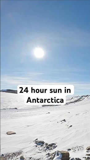Everywhere below the Antarctic circle is in 24 hours of sun today